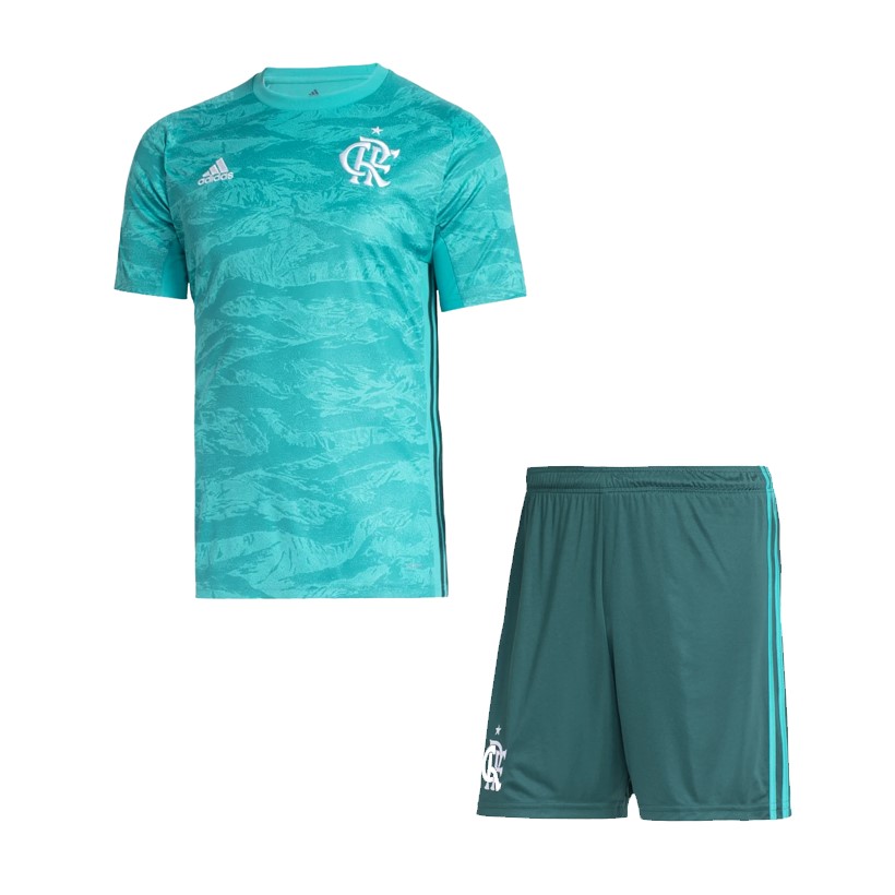 Flamengo Trikot Heim Kinder Torwart 2019-20 Blau Fussballtrikots Günstig